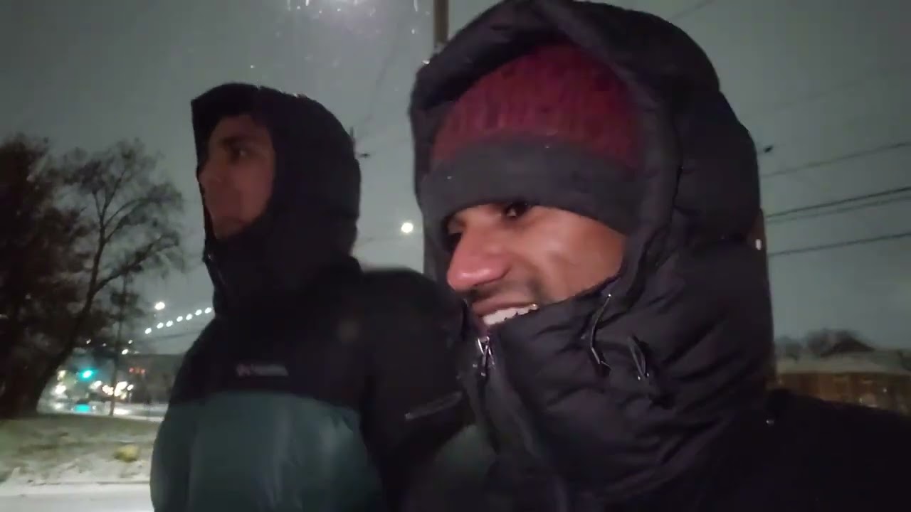 Snowfall in Canada || Windsor || University of Windsor || Canada