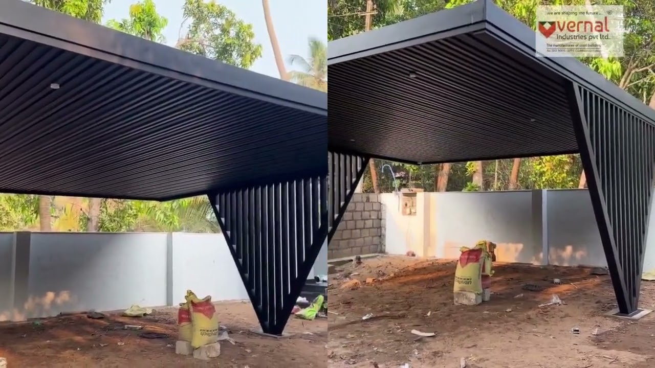 വീടിനൊരു സ്റ്റൈലിഷ് കാർപോർച്ച്    | വേഗത്തിൽ ഇൻസ്റ്റാൾ ചെയ്യാം|Stylish Carporch for home