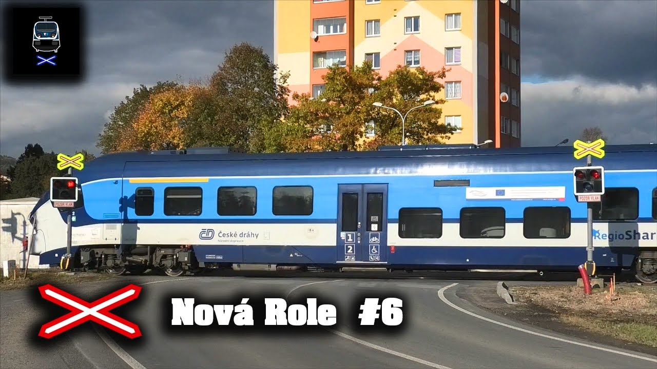 Železniční přejezd Nová Role #6 (AŽD 97) - 16.10.2021