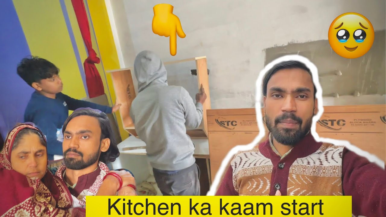 Kitchen 🥹 ka kaam shuru ho gaya | Raza boys 