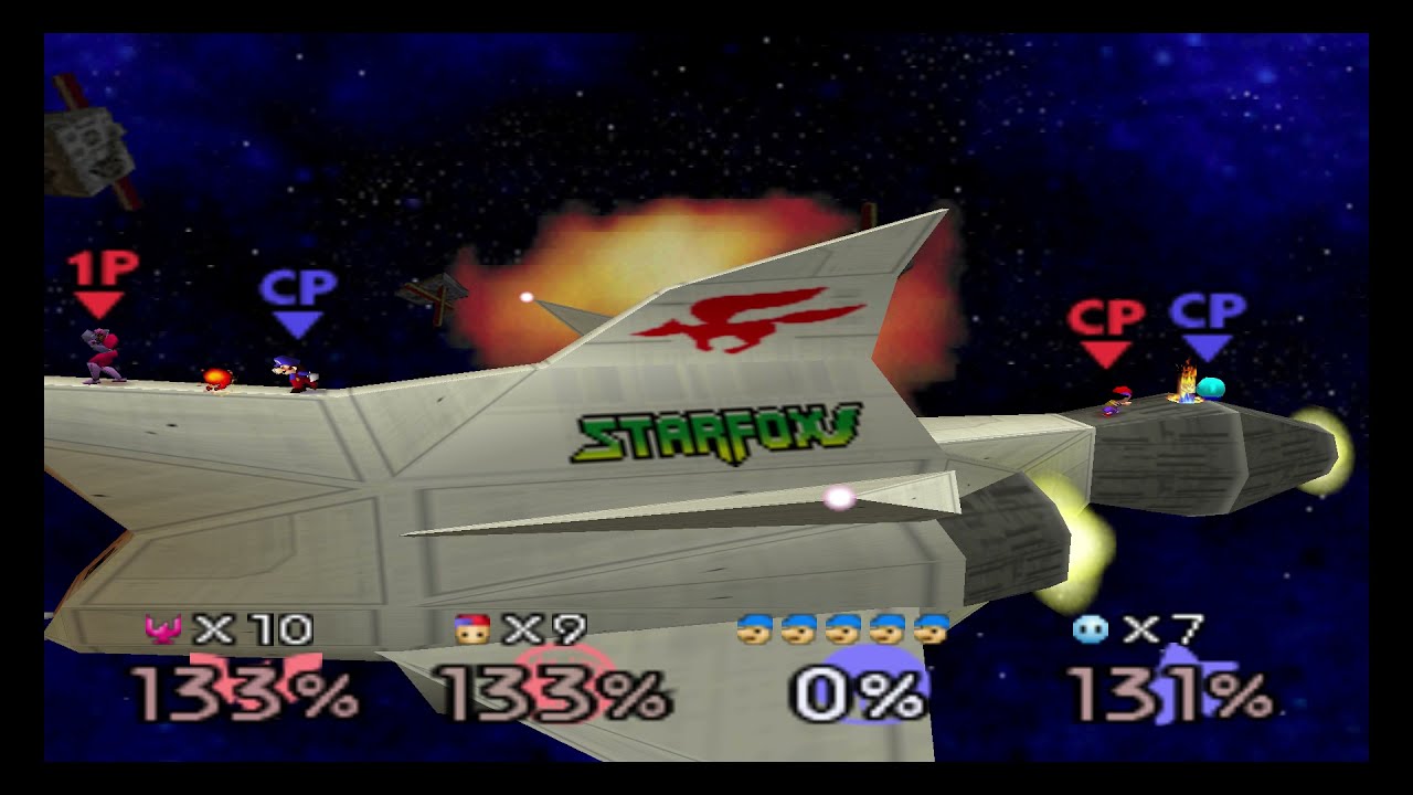 Super Smash Bros 64 - Team Battle 4