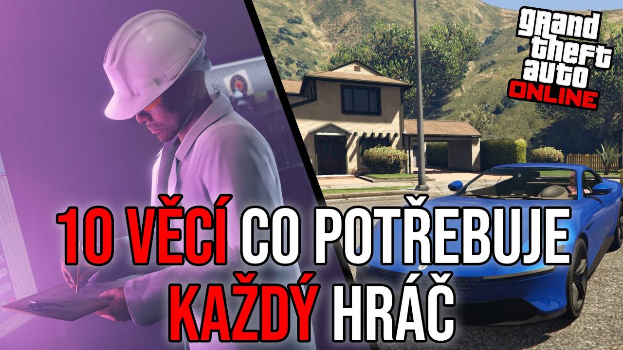 TOP 10 VĚCÍ CO POTŘEBUJE KAŽDÝ SOLO HRÁČ GTA ONLINE!
