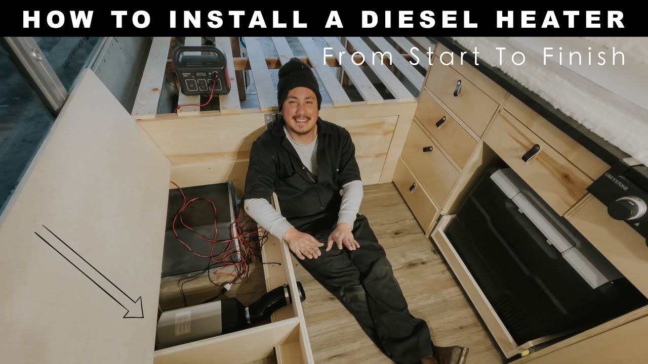 How To Install A Cheap Chinese Diesel Heater - Start To Finish - Complete Guide