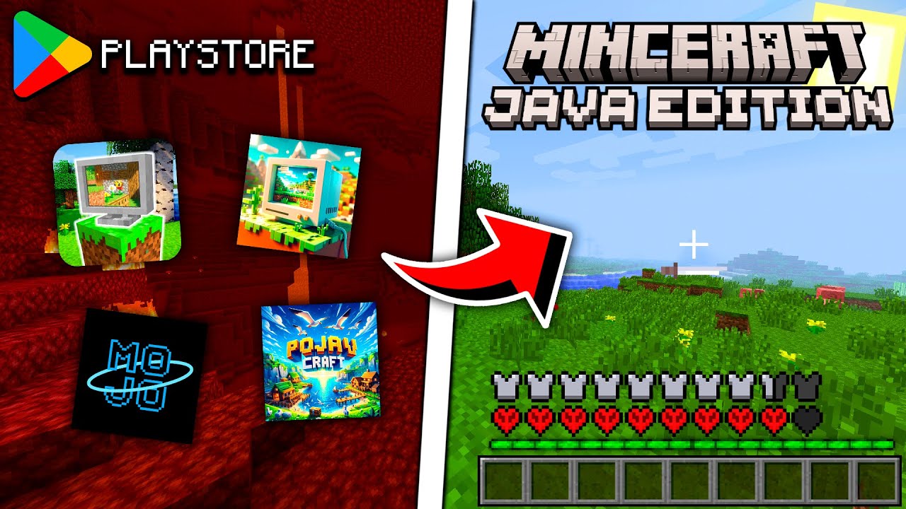 Probé 5 COPIAS De Minecraft JAVA Para CELULAR (La Ultima es la MEJOR)