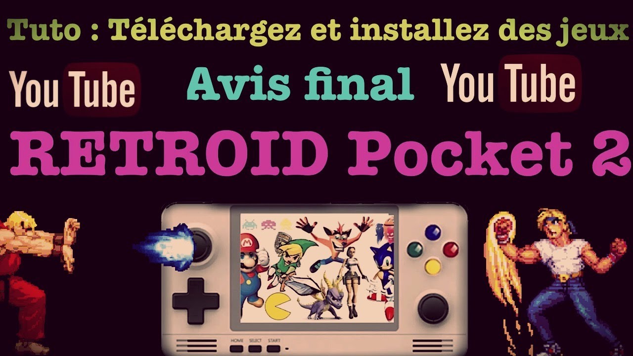 Test de RETROID Pocket 2 - Chapitre 3. Téléchargez, installez des jeux et avis final de la console