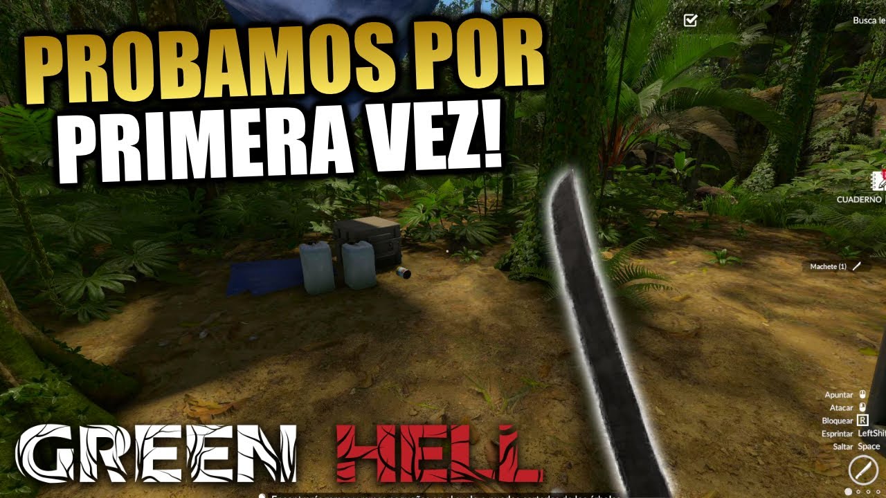 Probando por primera vez, Green Hell, Juego de supervivencia muy realista
