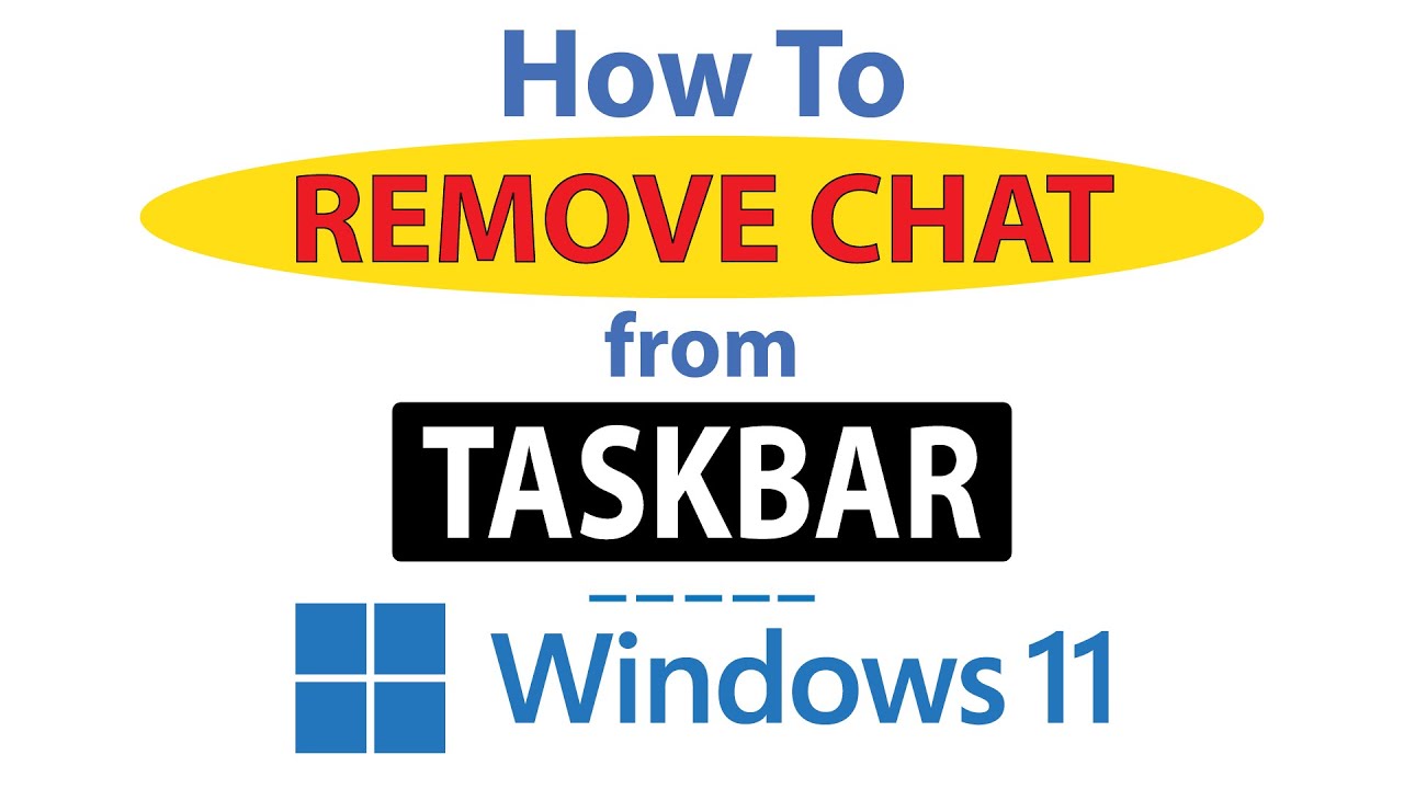 How To Remove Chat From The Taskbar  In Windows 11 | Step-by-Step Tutorial