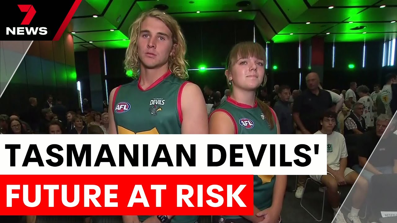 Tasmanian Devils' future in jeopardy as political crisis looms | 7NEWS