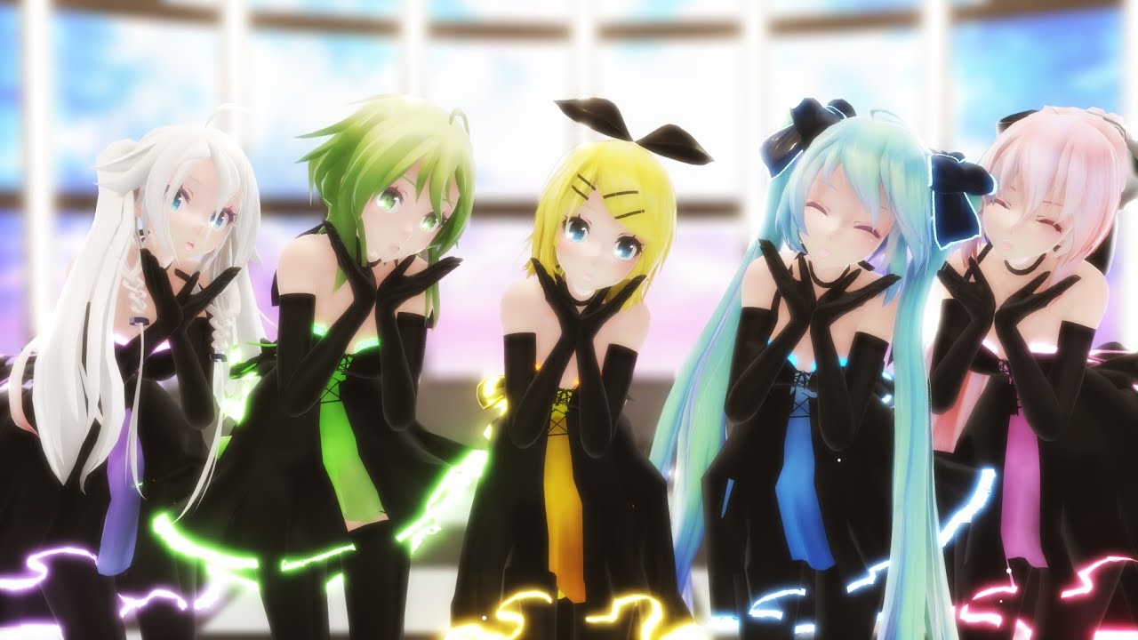 【MMD/4K】気まぐれメルシィ / Kimagure Mercy【Tda式Miku, Luka, Rin, GUMI, IA】