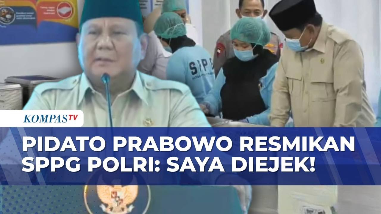 Pidato Prabowo saat Resmikan SPPG Polri di Palmerah: Saya Diejek, Mungkin Dendam | JMP