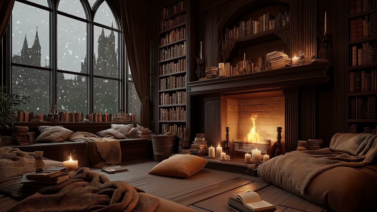 Cozy Fire Ambience 🔥 Soft Crackles for Sleep, Calm & Stress Relief