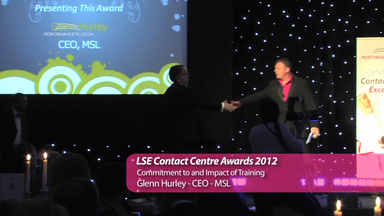 LSE Contact Centre Awards 2012 : Commitment To And Impact Of Training