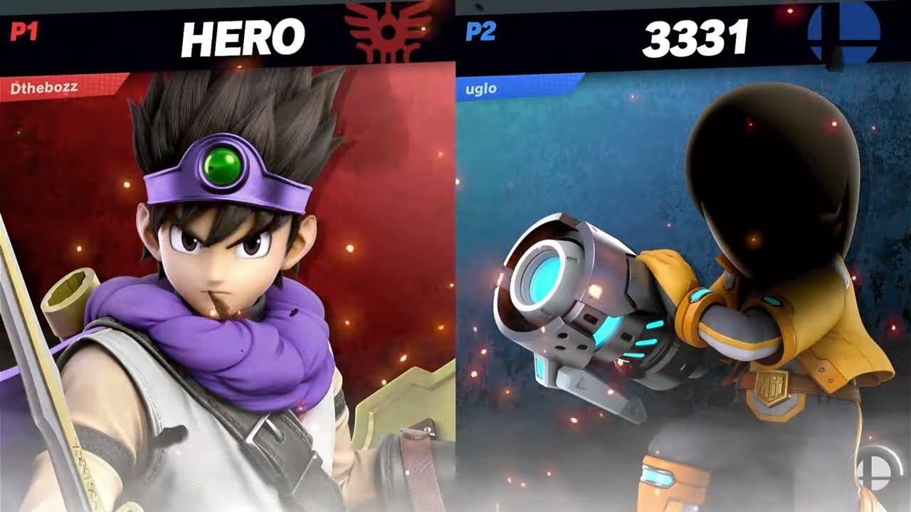 Dthebozz (Hero) vs ugly loser (Mii Brawler 3331, 1332) - LR2 - WGAC #126