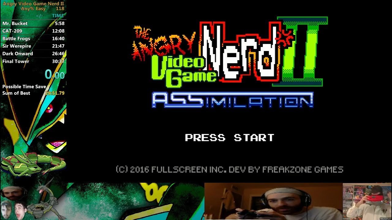 Angry Video Game Nerd II: ASSimilation PC speedrun 29:56 [World Record]