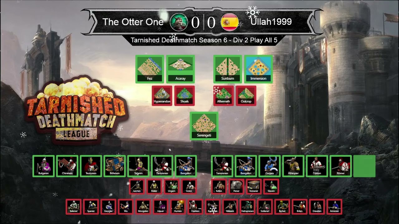 The Otter One vs Ullah1999 - Division 2 | Tarnished Death Match Season 6 | Casted by Xardas
