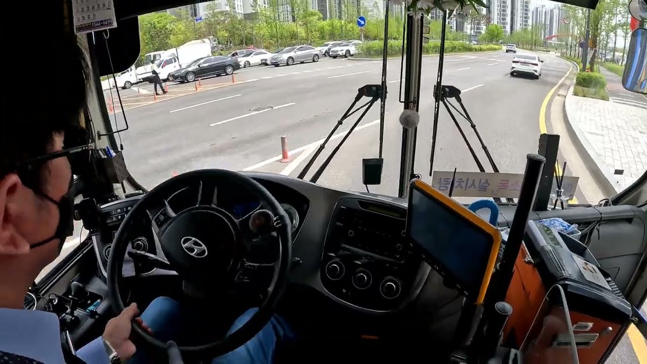 시내버스 주행영상 26 | Bus drive in korea 4K