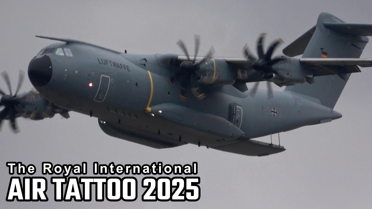 RIAT 2025 A400M German Air Force The Royal International Air Tattoo