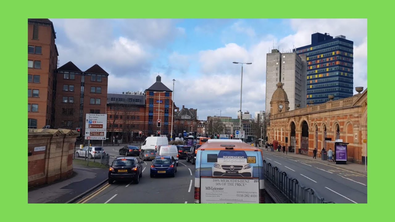 First Leicester 22 Full Route Journey Visual- Evington to Rushey Mead | SK16GUU 35178