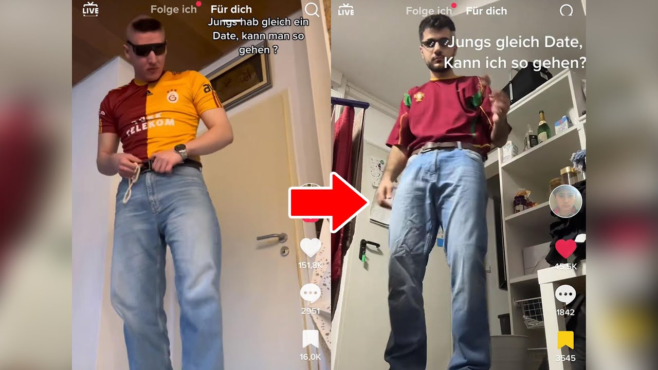 Hamed macht TikToks nach...