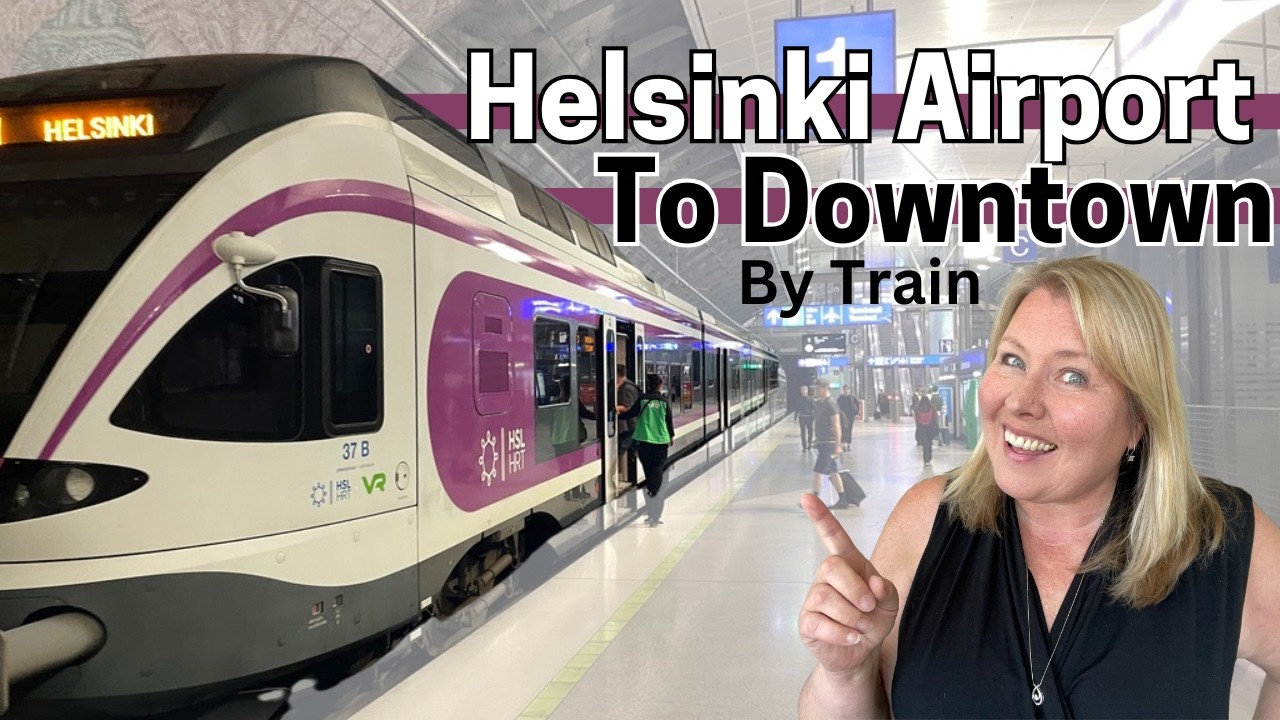 🇫🇮 Как добраться на поезде из аэропорта Хельсинки до центра города
