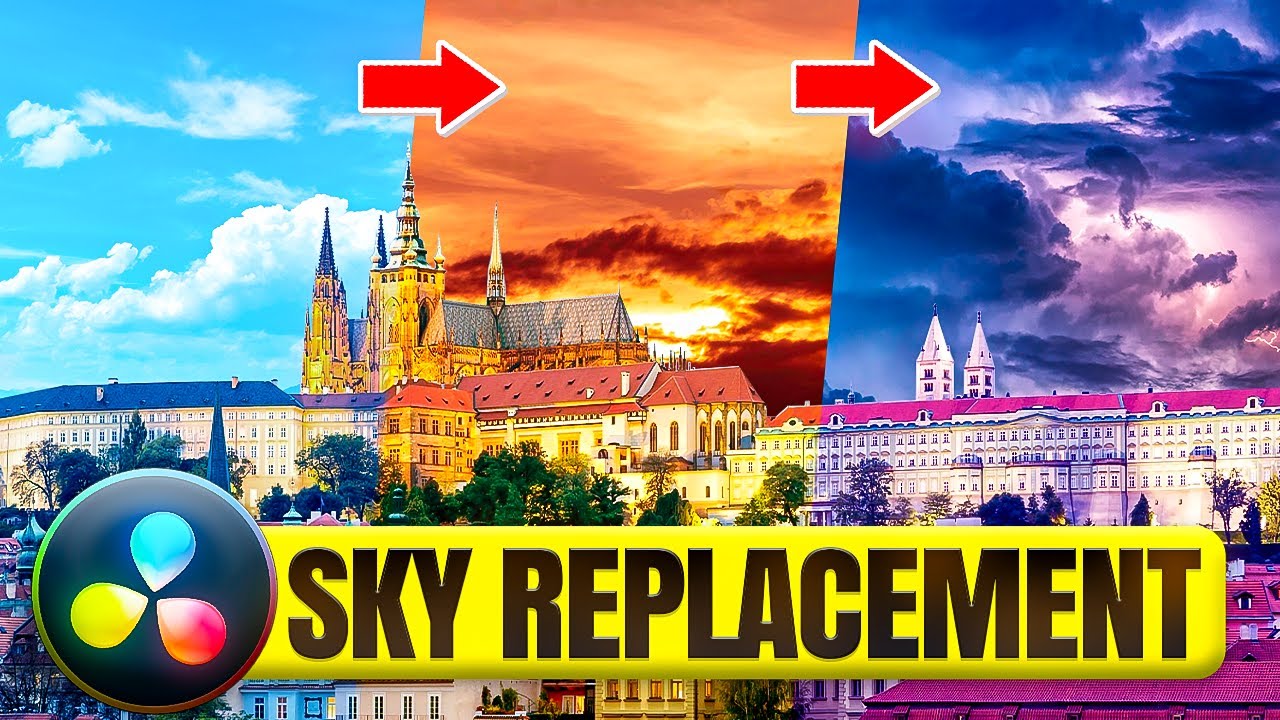 SKY REPLACEMENT DaVinci Resolve | DaVinci Resolve Tutorial