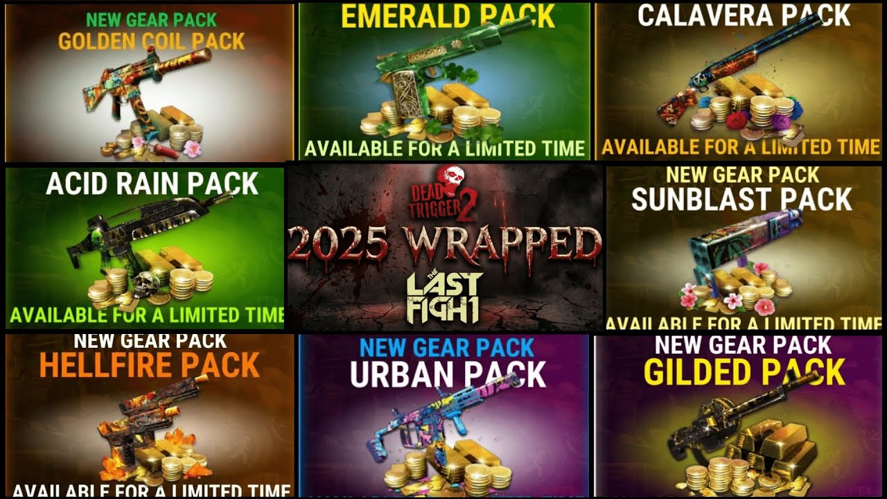 DEAD TRIGGER 2 ALL NEW WEAPONS IN 2025 WRAPPED GAMEPLAY HIGHLIGHTS #dt2