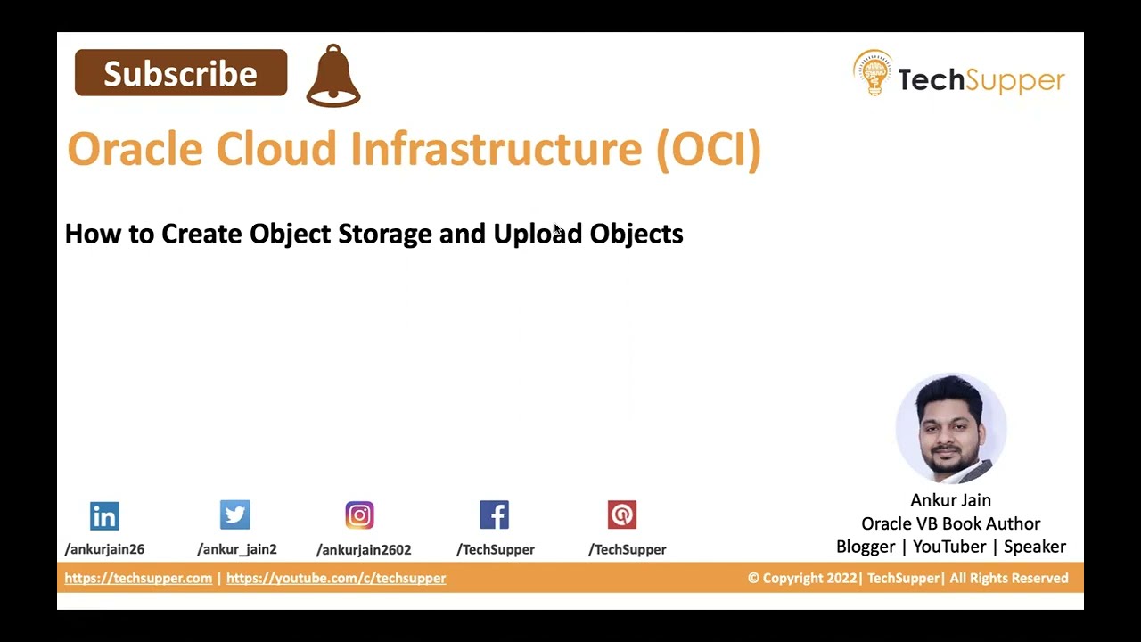 Create Object Storage Buckets in Oracle Cloud Infrastructure