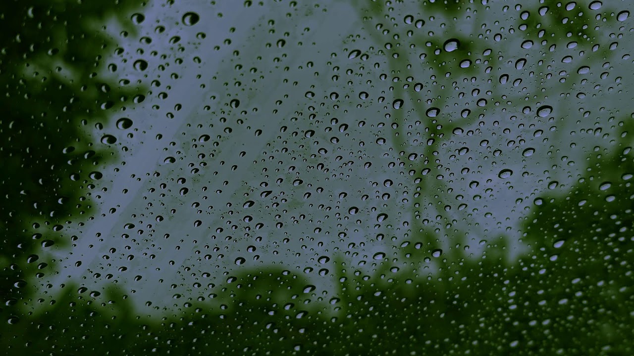 Healing of Stress to Instantly Fall Asleep in Under 5Minutes - Rain Sound On Window with Dark Screen