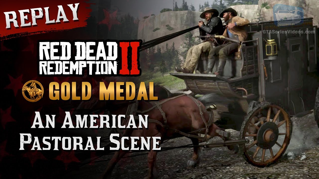 RDR2 PC - Mission #22 - An American Pastoral Scene [Replay & Gold Medal]