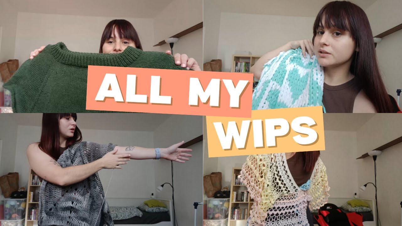 All my WIPS! Showing you all of my work in process!