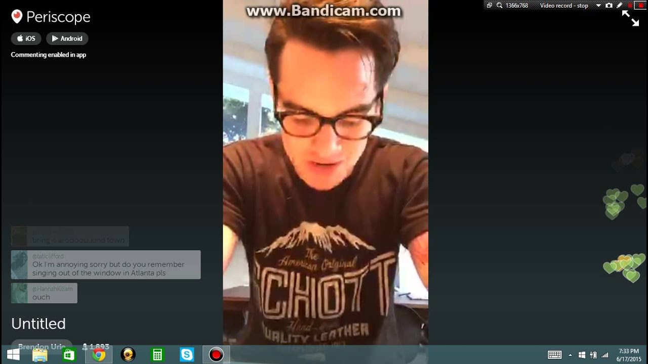 Brendon Urie breaks ankle at concert