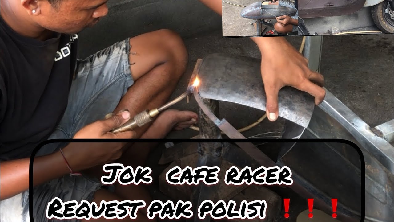 Jok custome cafe racer ala pak polisi ❗️❗️❗️