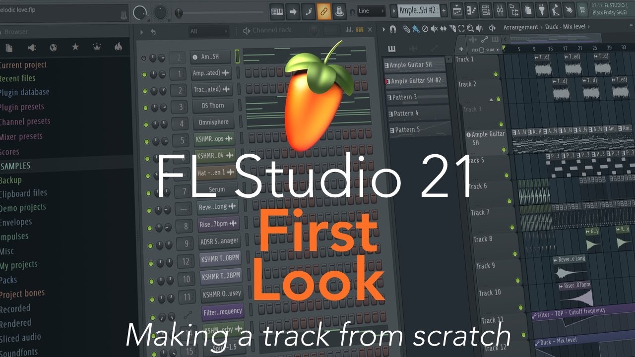 Making new dance music release from scratch in FL Studio 21 / First Look