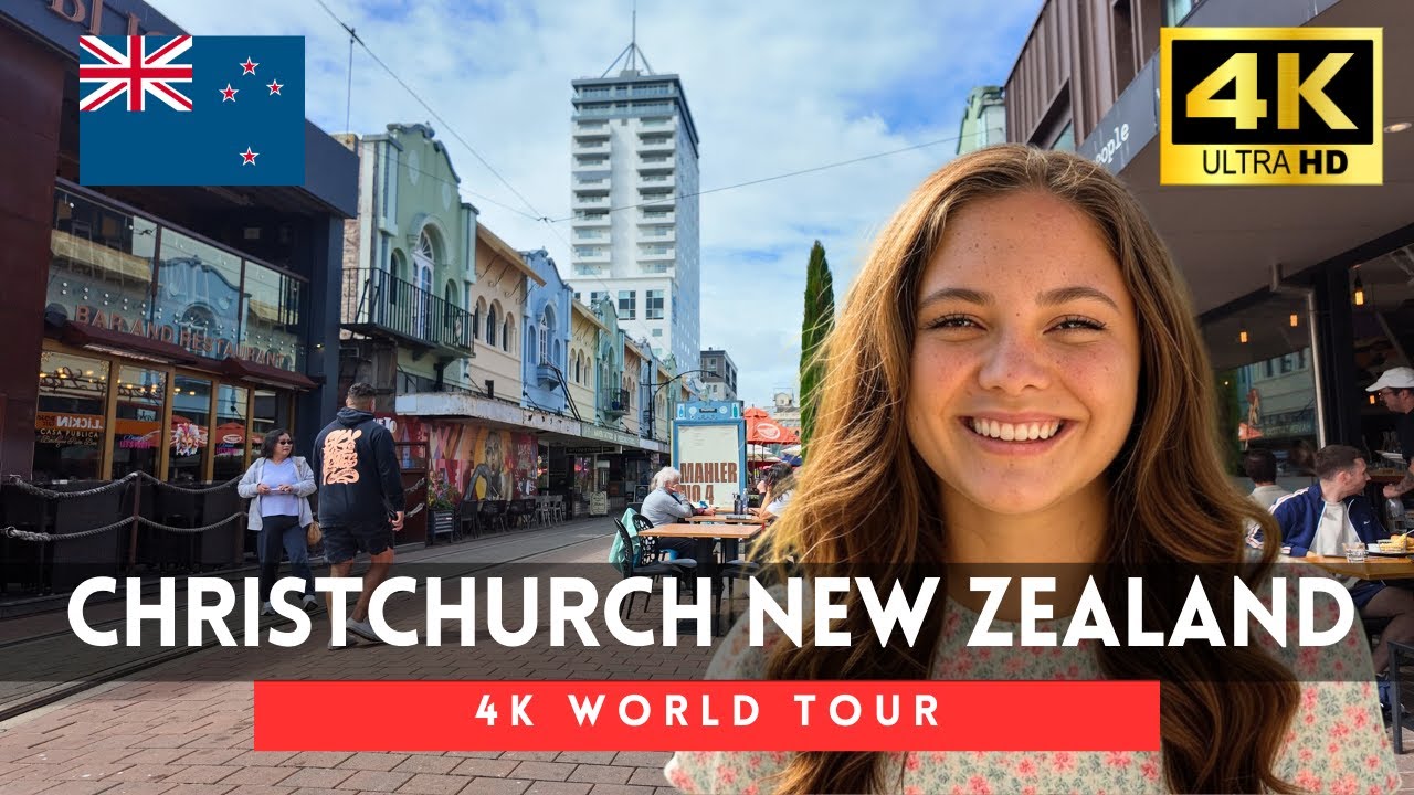 🇳🇿Christchurch, New Zealand Walking Tour - 4K Downtown tour｜Jan 2025