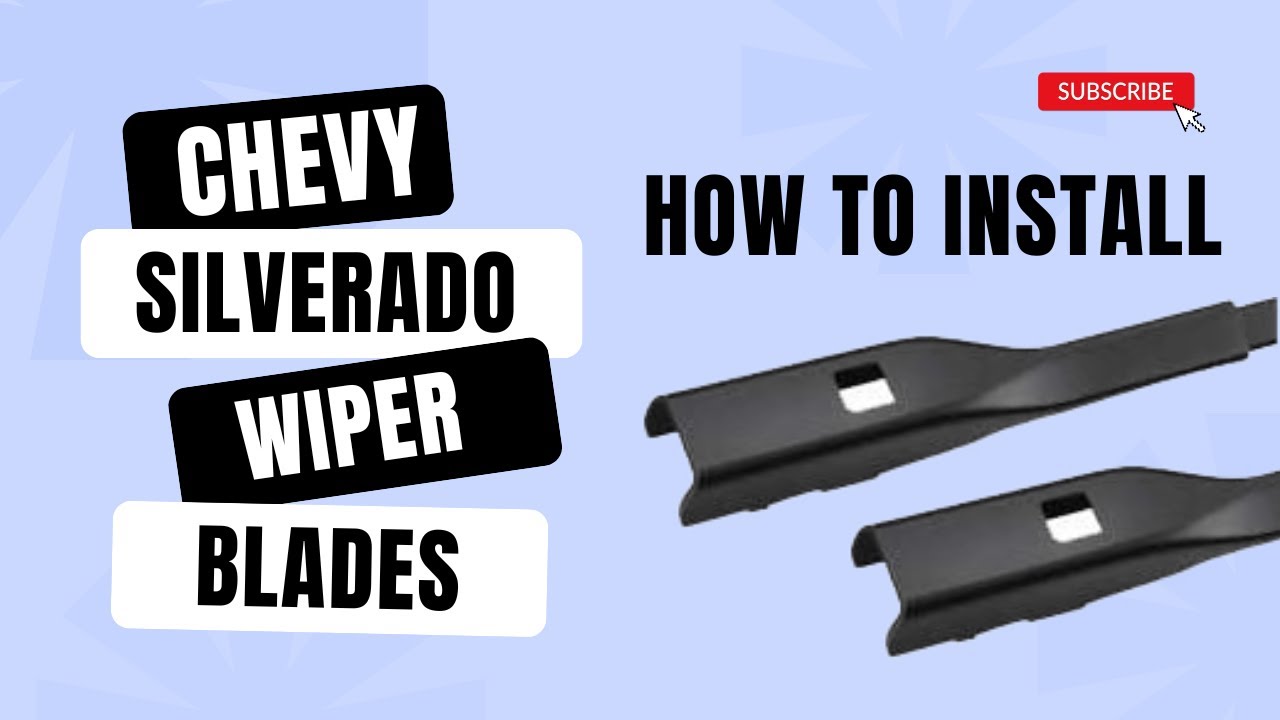 Installing wiper blades on a Chevy Silverado 