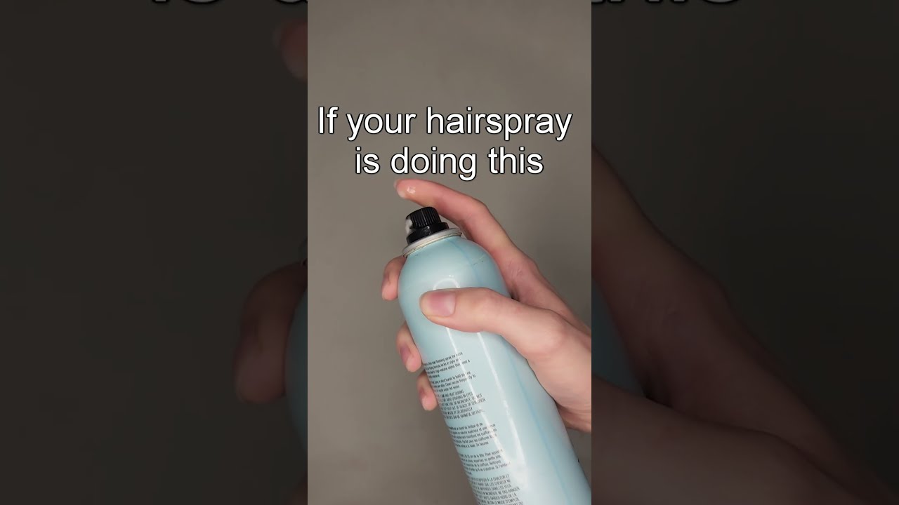 Clogged Hairspray? Do This!