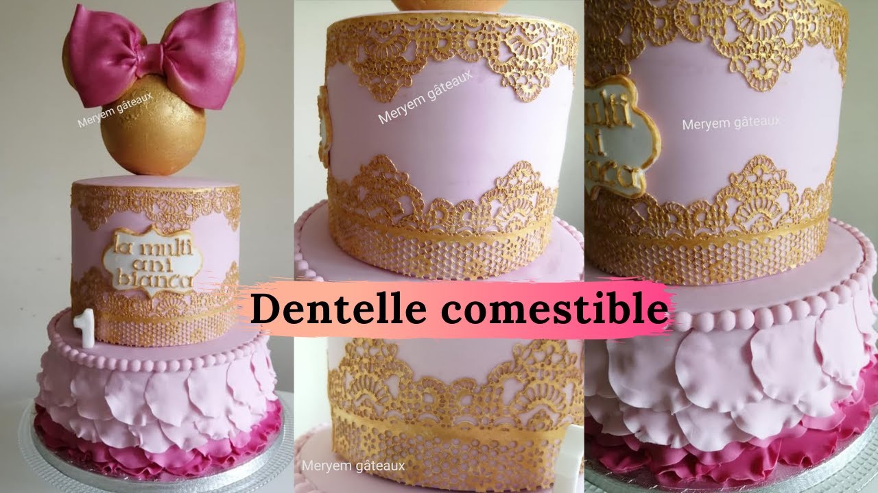 Réussir sa dentelle comestible pour décorer ses gâteaux
