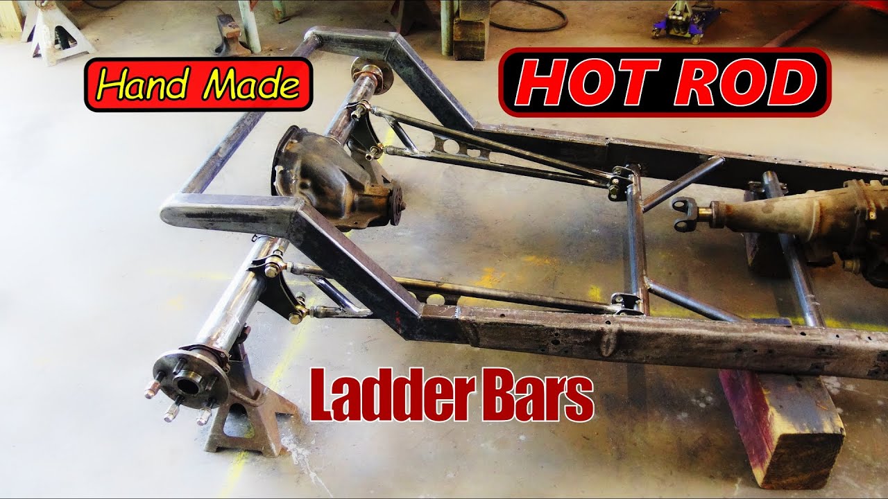 Hot Rod Ladder Bars Fabricated From Scratch - Street Rat Build