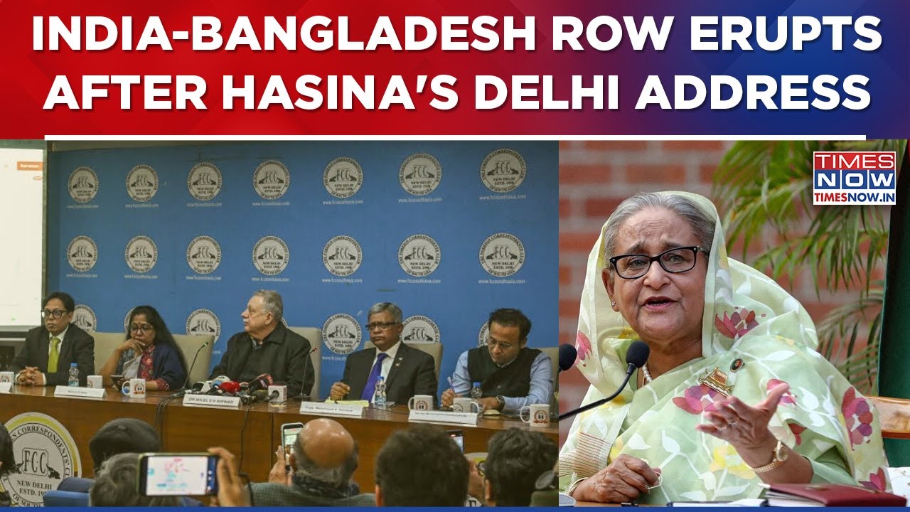 India-Bangaldesh Diplomatic Row Begins After Sheikh Hasina's Address, Dhaka Demands Extradition