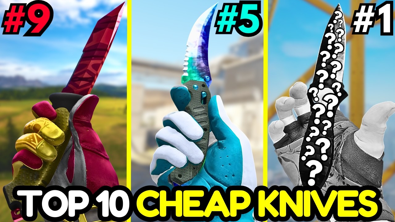 TOP 10 BEST BUDGET Knives in 2026 (CS2 Cheap Knife Skins)