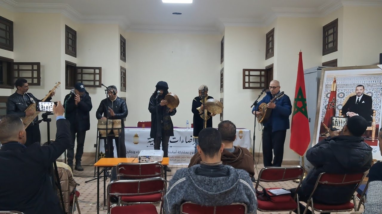 الفنان سمحمد النبراوي خليفة العربي باطما مراكش مدينة الإبداع و الفنون إحياء الثرات الفني المغربي