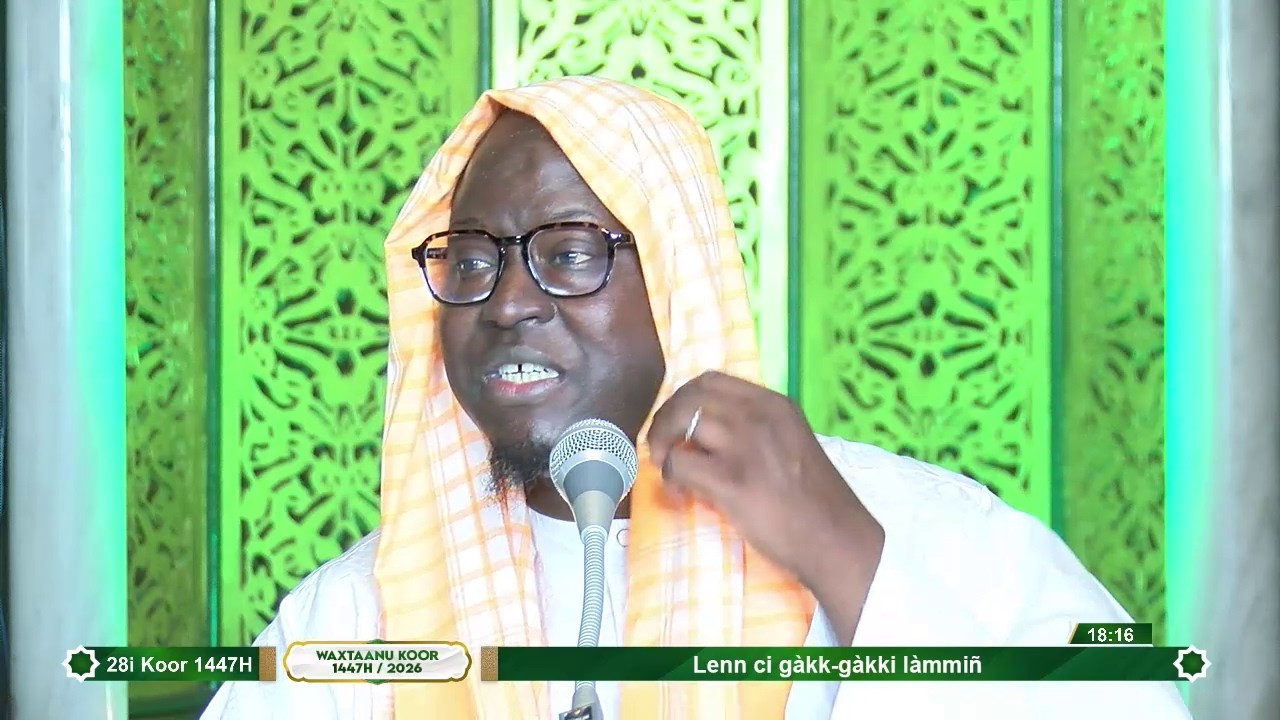 J -28 Waxtaanu Koor 2026 à la Grande Mosquée de Touba Sëriñ Ahmadu Mbàkke Daaru Muhti