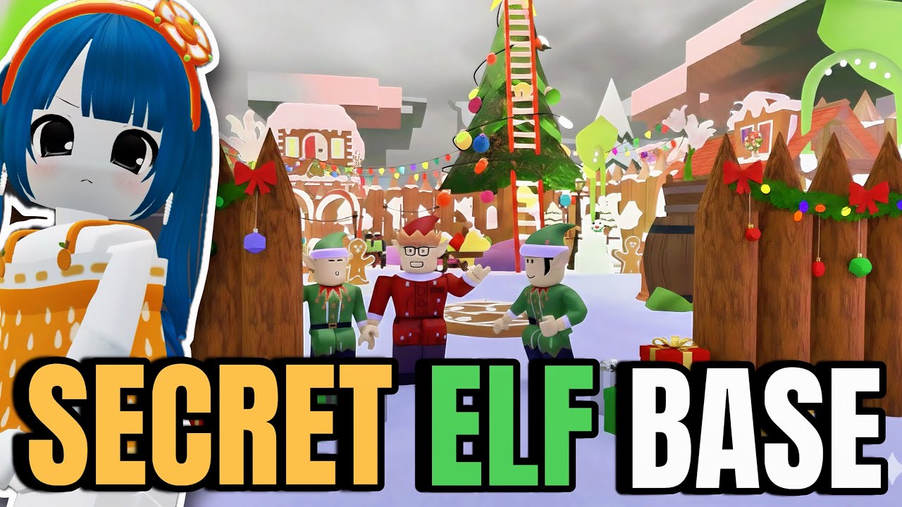 I Built a SECRET ELF BASE in NORTH POLE in 99 Nights in the Forest New Update (Roblox)