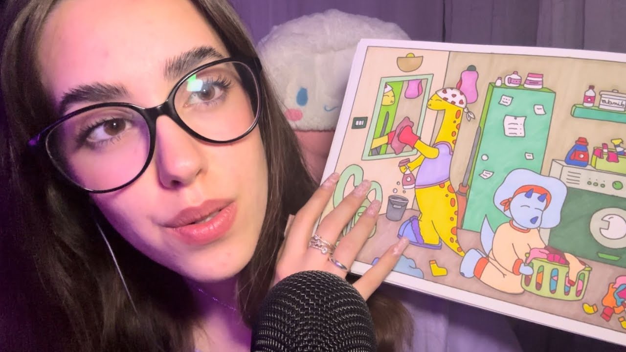 ASMR Rilassante: Coloriamo Adorabili Dinosauri Insieme