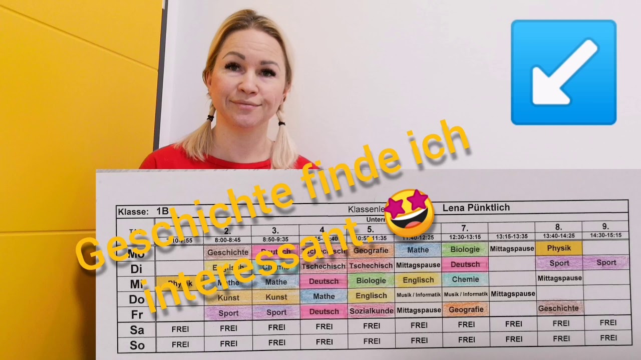Mein Stundenplan