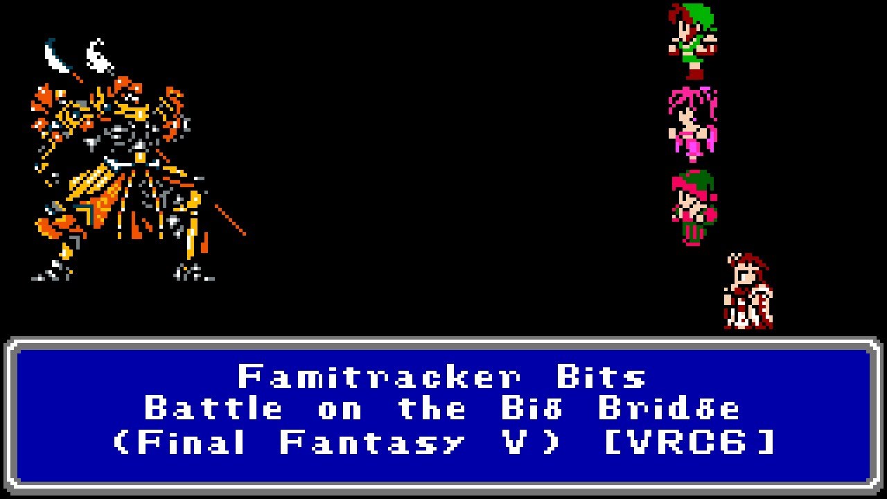 Famitracker Bits - Battle on the Big Bridge (Final Fantasy V) [8-bit, VRC6]