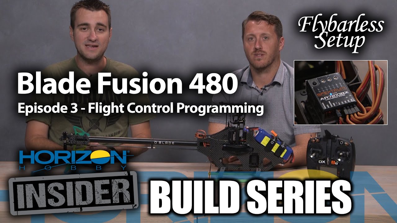 Horizon Insider Build Series: Blade Fusion 480 - Flight Control Programming