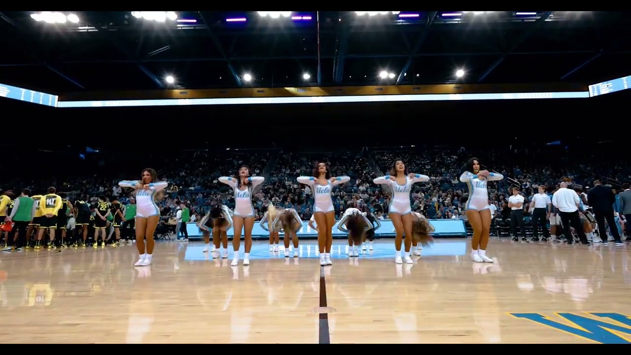 UCLA Dance Team performance at UCLA v. Oregon Men’s Basketball Game (2025)
