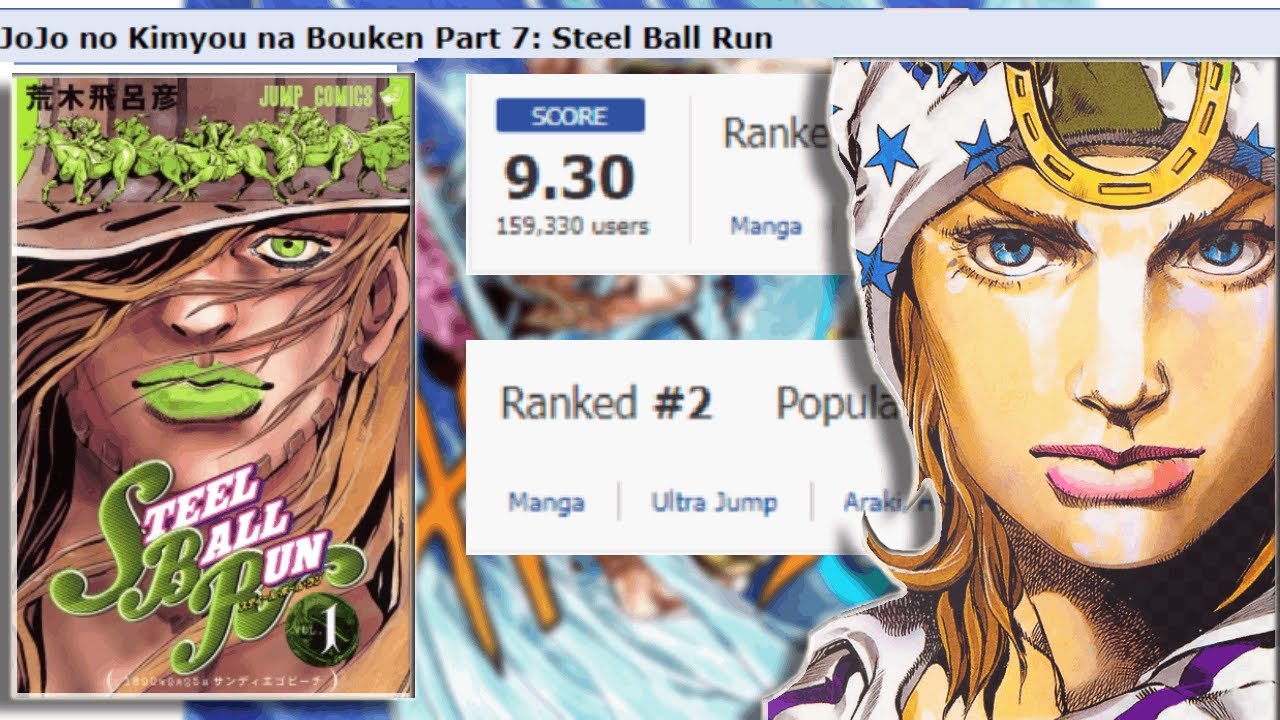 Is Steel Ball Run Really The #2 Best Manga??