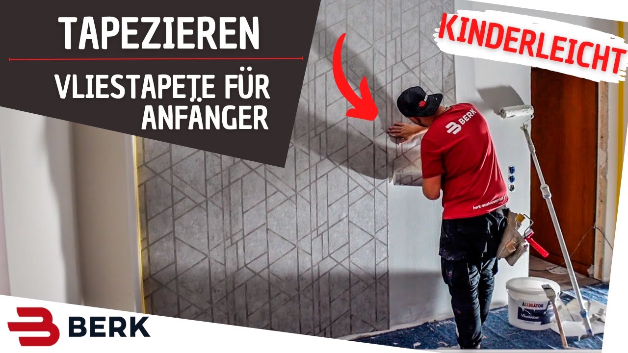 Richtig tapezieren ⎜Schritt für Schritt zum nachmachen 😃